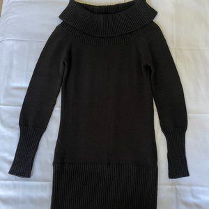 BCBG Black Long Sleeve Sweater Dress